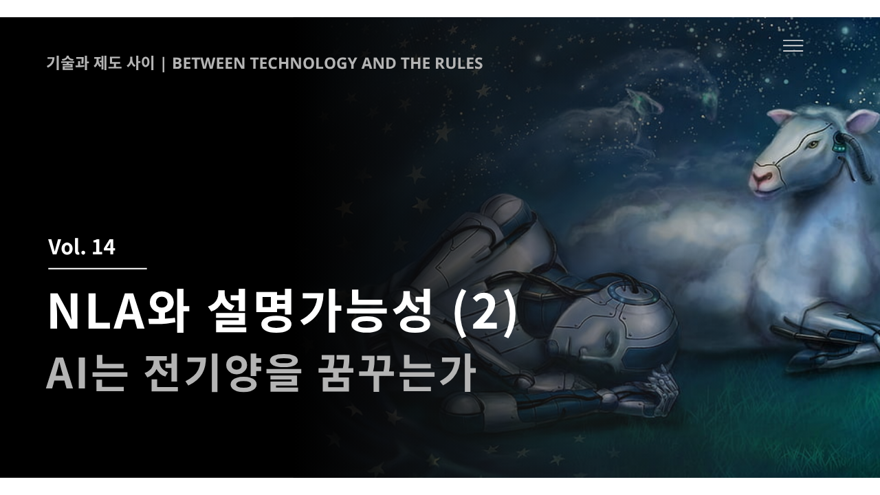 NLA와 설명가능성 (2) - AI는 전기양을 꿈꾸는가